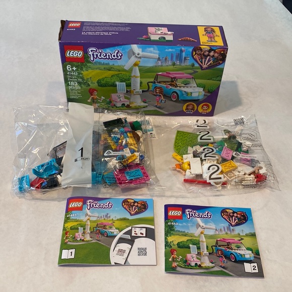 Lego Friends: Olivia’s Electric Car- 41443- New- Open Box - Picture 1 of 2